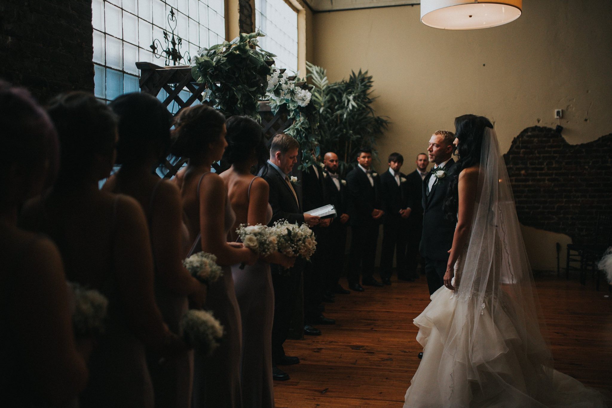 Inside the event space at The Crossing at Mervine Kahn